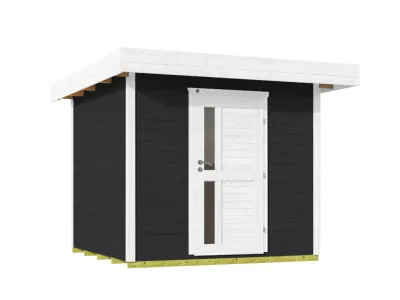 Gartenhaus Designhaus 172 Gr. 2 28 mm anthrazit Produktbild #2