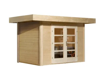 Gartenhaus Designhaus 126 Gr. 1 28 mm naturbelassen Produktbild #2