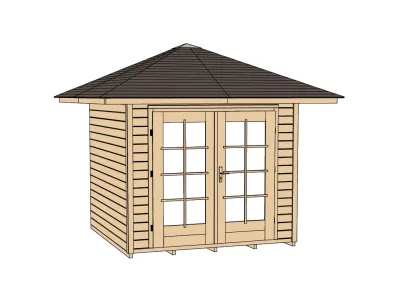 Gartenhaus 177 Gr. 1 28 mm naturbelassen Produktbild #2