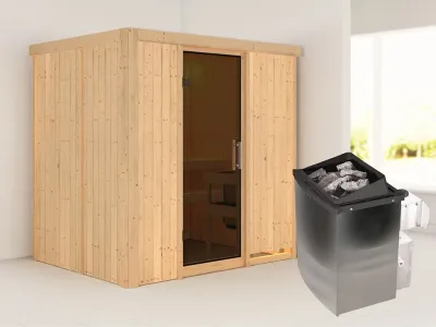 Sauna Systemsauna Bodin, inkl. 9 kW Ofen mit integrierter Steuerung Produktbild #16