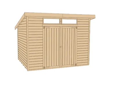 Gerätehaus 325 A Gr. 1 19 mm naturbelassen Produktbild #2