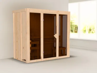 Karibu Elementsauna 68mm Irava 2 Produktbild #3