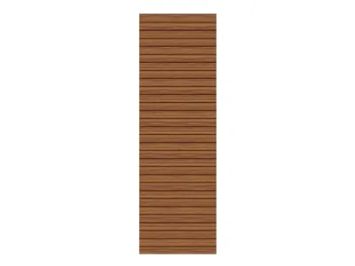 Sichtschutzzaun SYSTEM RHOMBUS Halbelement Alu Bambus Produktbild #1