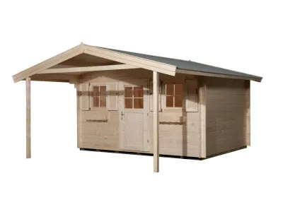 Gartenhaus 110 A Gr. 2 28 mm naturbelassen Produktbild #2