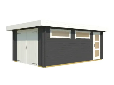 Einzelgarage 441 44 mm graphitgrau Produktbild #2