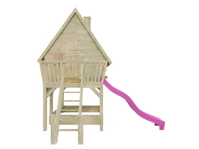 Stelzenhaus Clubhouse KDI inkl. Rutsche pink Produktbild #4
