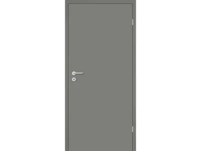 Wohnungseingangstür Alba Lack Lavagrau RAL7037 - 86 x 198,5 cm - DIN-Rechts Produktbild #1