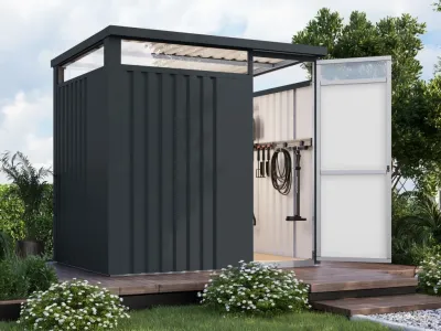 Metall-Gerätehaus "Østen 1,5" Produktbild #1