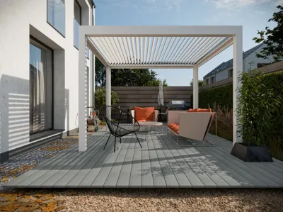 Terrassendiele WPC braun Holzoptik geprägte Oberfläche Produktbild #4