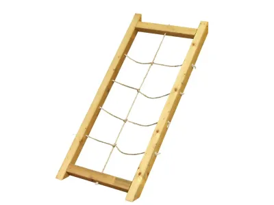 Stelzenhaus Benjamin naturbelassen inkl. Netzrampe Produktbild #5