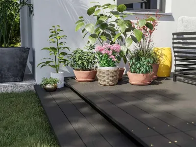 WPC Terrassendiele Pro-Tect Plus Earl grey Produktbild #1