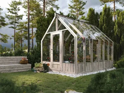 Pavillon Gartenlaube Emilia 8,2 m² 18 mm kesseldruckimprägniert Produktbild #1