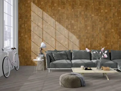 Kork Wandfliese DECODALLE Element rustic mit PARAWAX-Oberfläche Produktbild #5