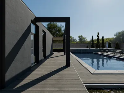 Terrassendielen WPC Premium grau Produktbild #2