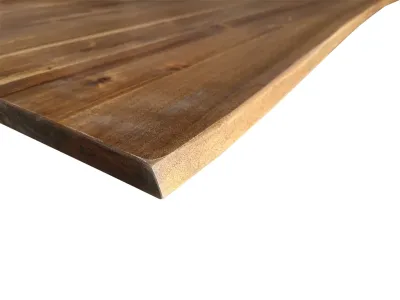 Tischplatte mit Waldkante aus Akazie Produktbild #5