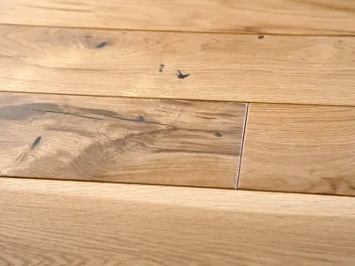 Massivholzdiele Eiche Rustikal RM gebürstet naturgeölt Produktbild #4