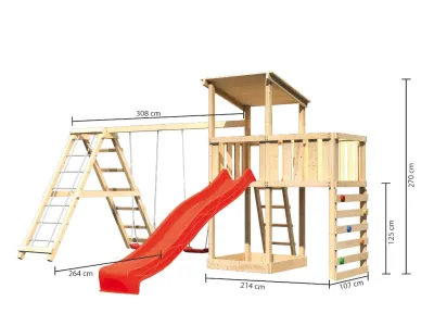 Spielturm Anna naturbelassen mit Varianten Produktbild #4