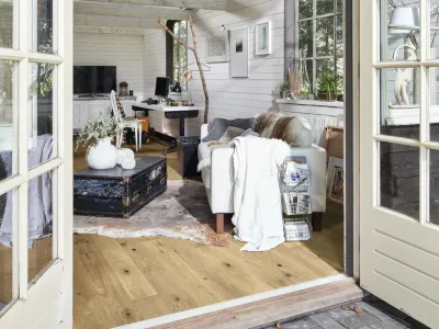 Parkett PS 300 Eiche authentic greige 9006 Landhausdiele Gebürstet Produktbild #3