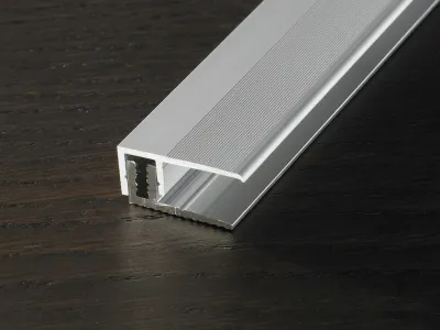 Abschlussprofil PROVARIO Universal Aluminium eloxiert Silber Produktbild #1