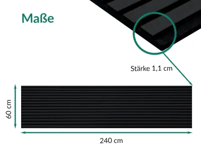 Akustikpaneele AURA Calm Black Oak Produktbild #6