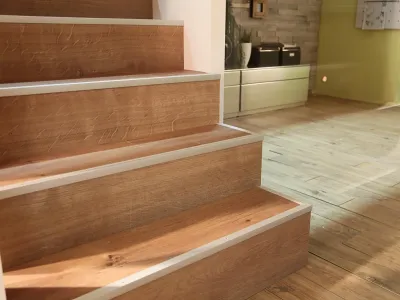 Treppenkantenprofil PROSTEP Aluminium eloxiert Silber Produktbild #4