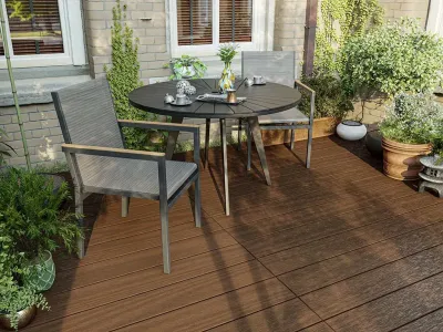 WPC Terrassendiele Symmetry Warm Sienna  Produktbild #3