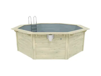 Holzpool Modell X1, inkl. Terrasse & Filteranlage  Produktbild #4
