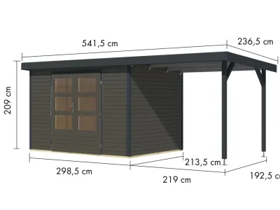 Gartenhaus Jupiter 4 19 mm Produktbild #5