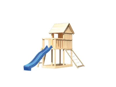 Kinderspielhaus Frieda SET naturbelassen Produktbild #4