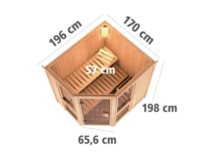 Sauna Systemsauna Amelia 1 Produktbild #5