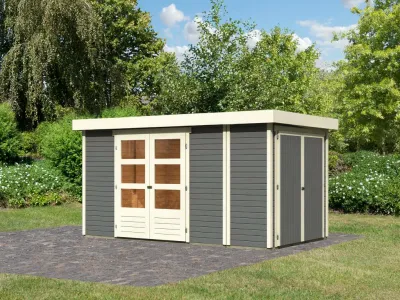 Gartenhaus Retola 6 Set terragrau Produktbild #1