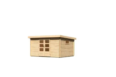 Gartenhaus Blockbohlenhaus Trittau 5 38 mm mit Varianten Produktbild #4