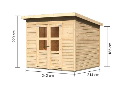 Gerätehaus Merseburg 5 14 mm naturbelassen Produktbild #8