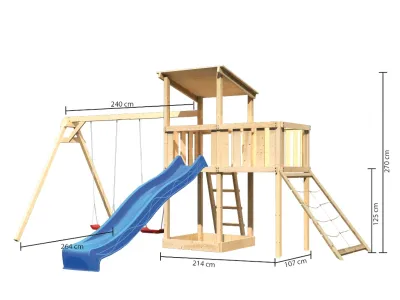 Spielturm Anna naturbelassen mit Varianten Produktbild #8