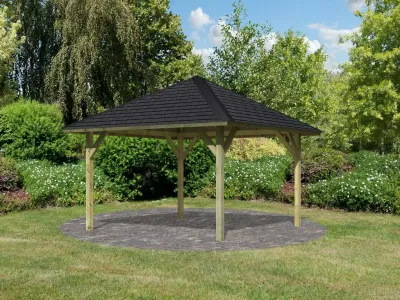 Pavillon SPARSET Holm 1 CLASSIC, inkl. Dachschindeln Produktbild #1
