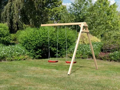 Spielturm Doppelschaukelanbau Zubehör für Lotti, Danny, Frieda, Luis Produktbild #1