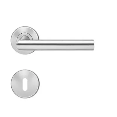 Türenset Elegance 04 Weißlack RAL 9010 - Türblatt, Zarge, Drückergarnitur Produktbild #7