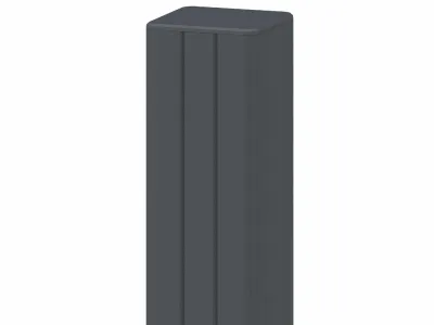 EASY-FENCE-ROM ALU-Pfosten, Anthrazit Produktbild #3