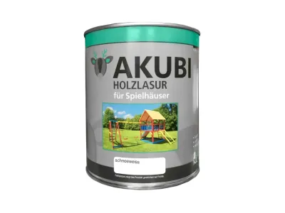 Holzlasur-Farbsystem für Spielgeräte Schneeweiß Produktbild #1