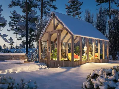 Pavillon Gartenlaube Emilia 8,2 m² 18 mm kesseldruckimprägniert Produktbild #3