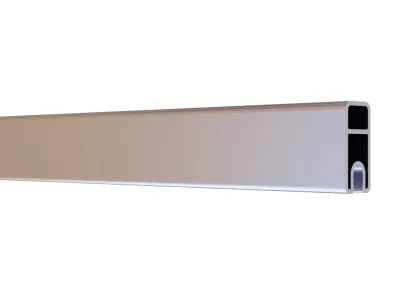 Sichtschutzzaun ALU-FENCE-MULTI-FENCE Abschlussprofil Aluminium Produktbild #1