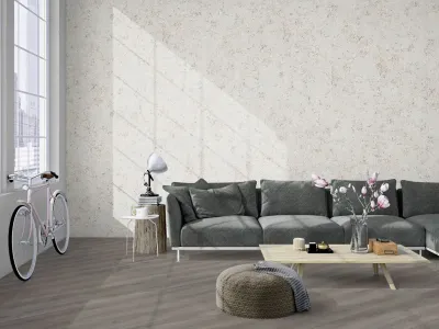 Kork Wandfliese DECODALLE Twist white mit PARAWAX-Oberfläche Produktbild #5