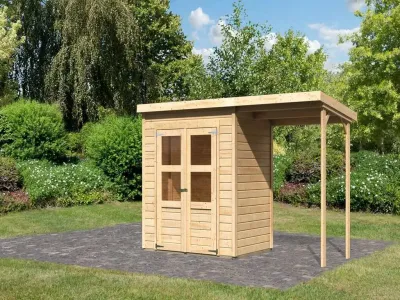 Gerätehaus SPARSET Merseburg 2 ECO 14 mm naturbelassen Produktbild #11