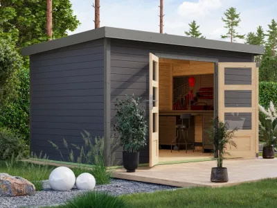 Gartenhaus Pluto 7 28 mm Produktbild #1