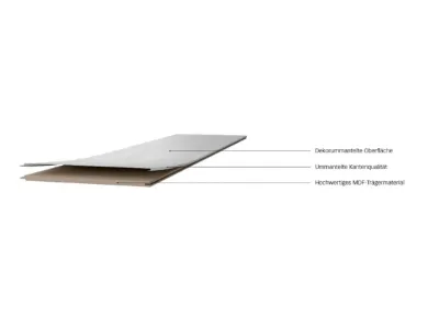 Paneele Bocado 250 Fineline weiß Dekor Produktbild #3