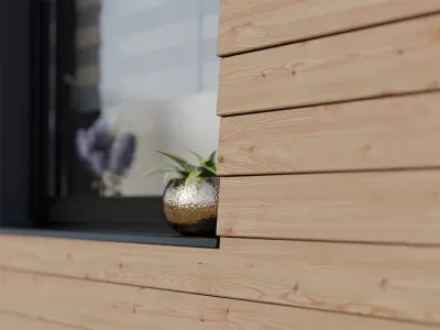 Fassade Keilspundprofil Kanadische Lärche Produktbild #3