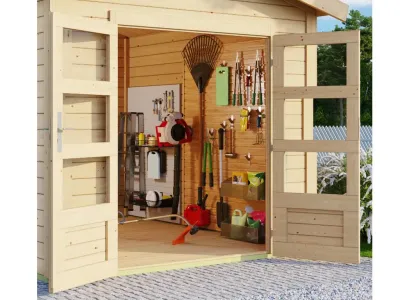 Gartenhaus Theres 7 28 mm naturbelassen Produktbild #7