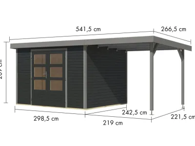 Gartenhaus Jupiter 5 19 mm Produktbild #6