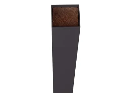 Alupfosten schwarz 190 cm Produktbild #3