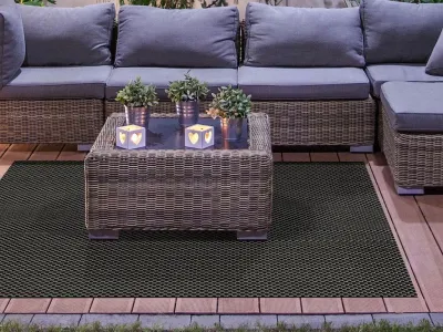 Outdoor-Teppich - Küchenläufer Grillmatte Bodenschutz Delux Abstrakt Produktbild #4